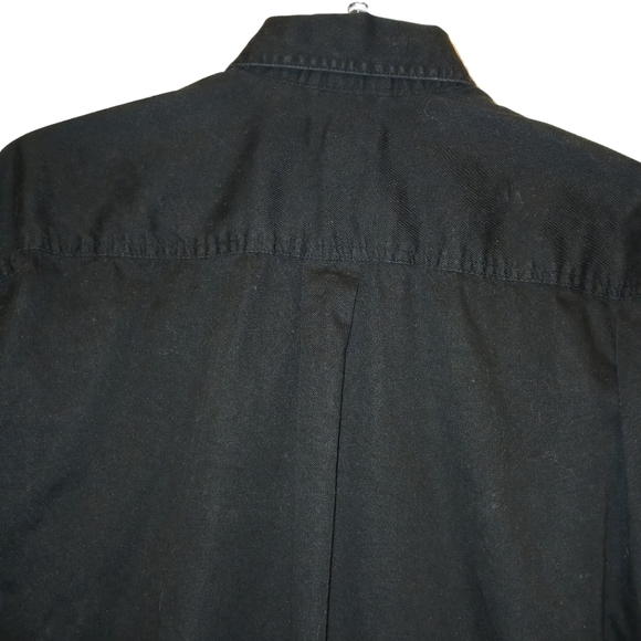 Magellan Outdoors Men's XL Solid Black L/Sleeve Button Down Casual Shirt - Picture 7 of 8